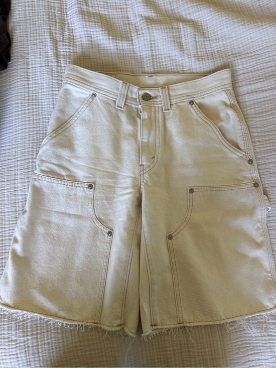 Levi's Denim - Levi's Cream Carpenter Shorts